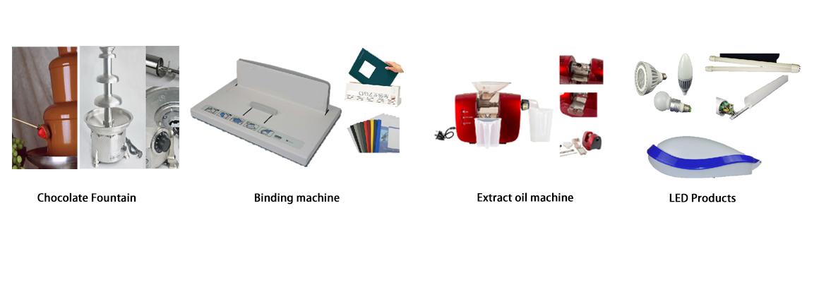 Products and Parts from Qirui’s clients both past and present